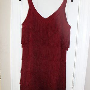 Sleeveless Fringe Dress